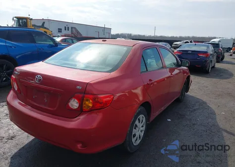 2009 Toyota Corolla Le из США, поврежденный, VIN 2T1BU40E19C057035